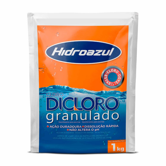 DICLORO GRANULADO 1KG - HIDROAZUL